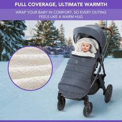 TRENDHUB Bunting Bag ultra-plush lining delivers cozy warmth on cold days.