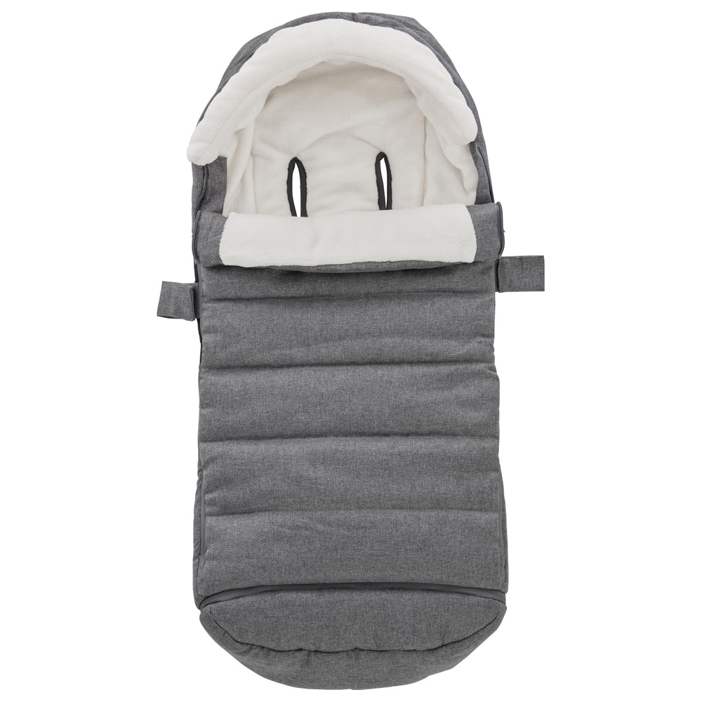 TRENDHUB Bunting Bag fits UPPAbaby hood coverage for cold days.