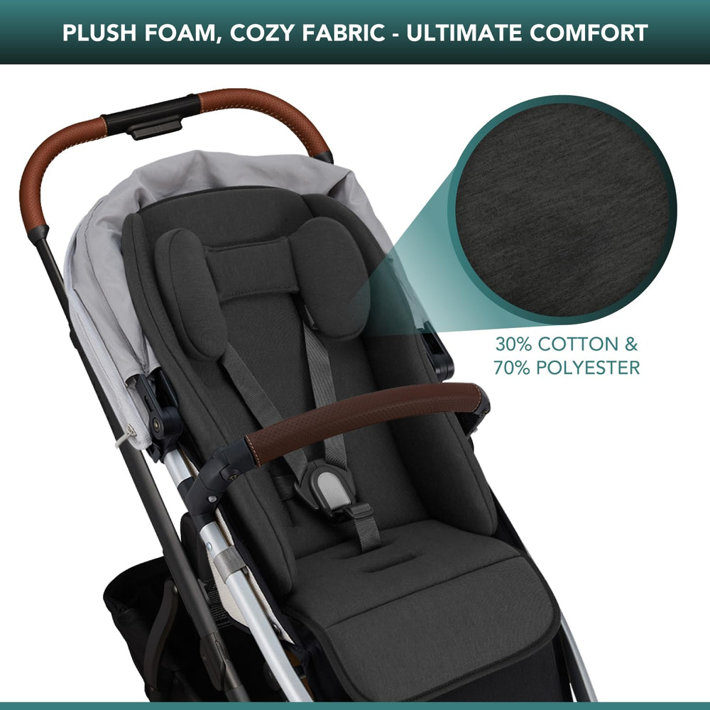 Two-stage design with wedge supports newborns for safe rides