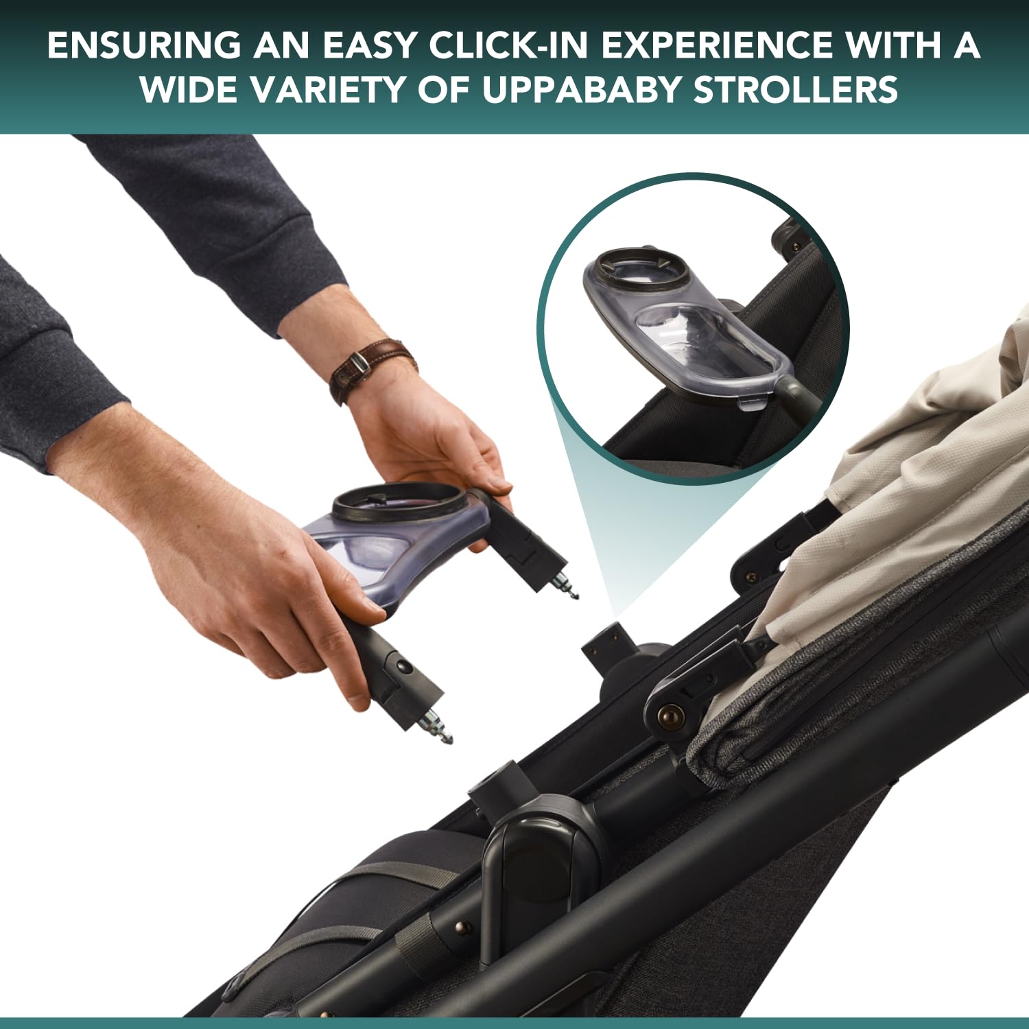 TrendHub snack-tray foldable-stroller compatibility for compact storage