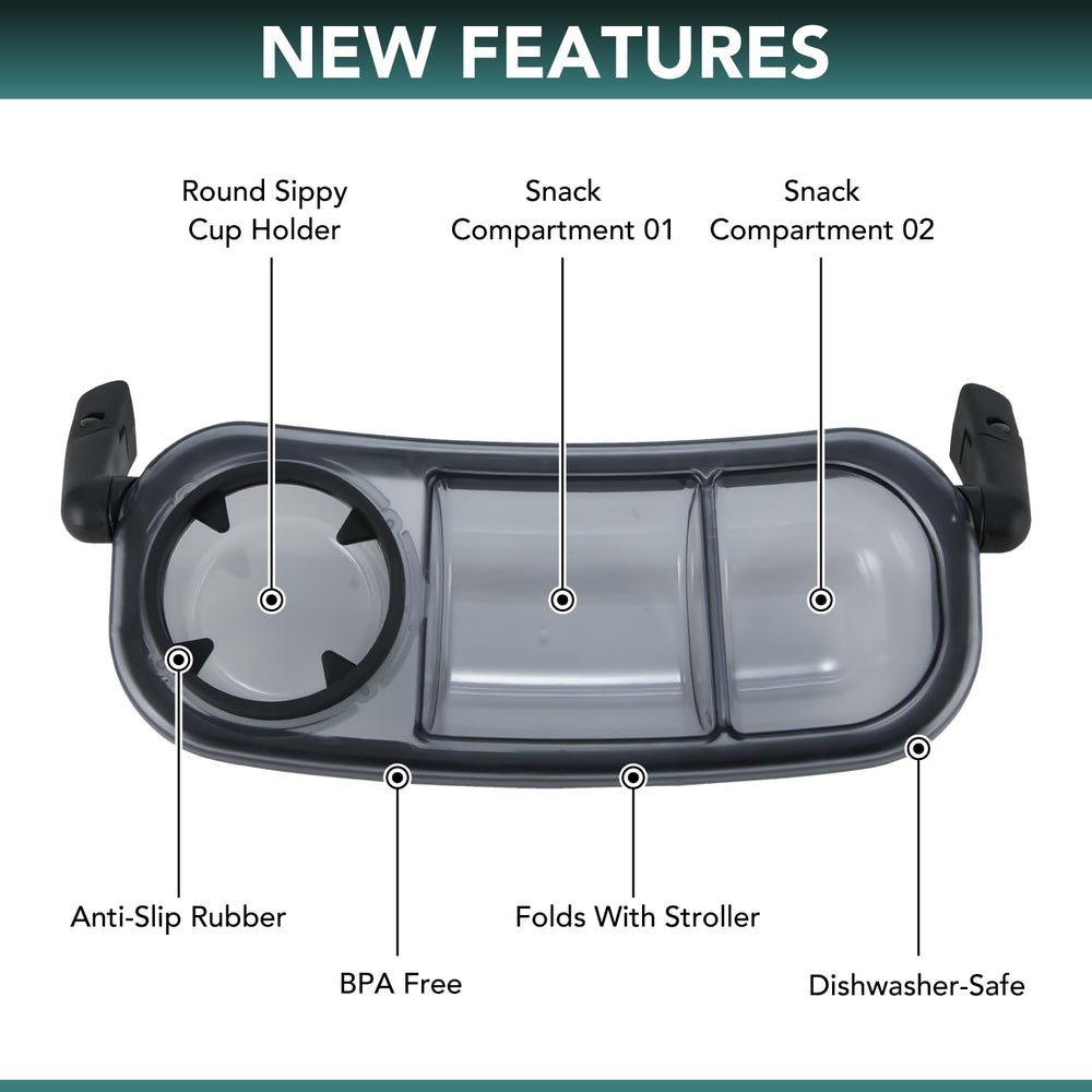 TRENDHUB snack tray detachable top enables easy cleaning after meals.