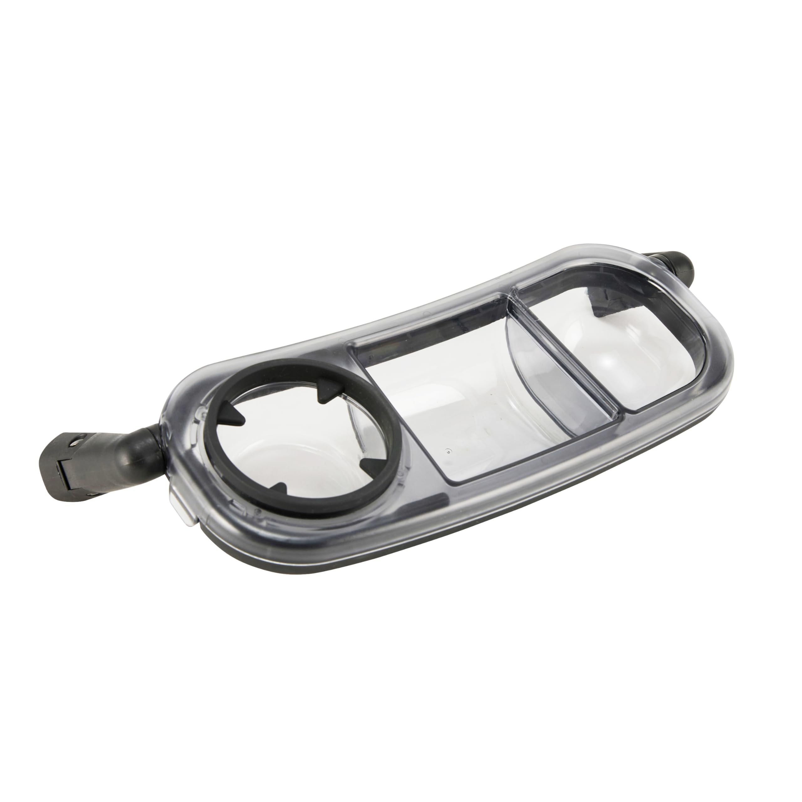 TRENDHUB snack tray with two deep compartments for organized snacks on the go.