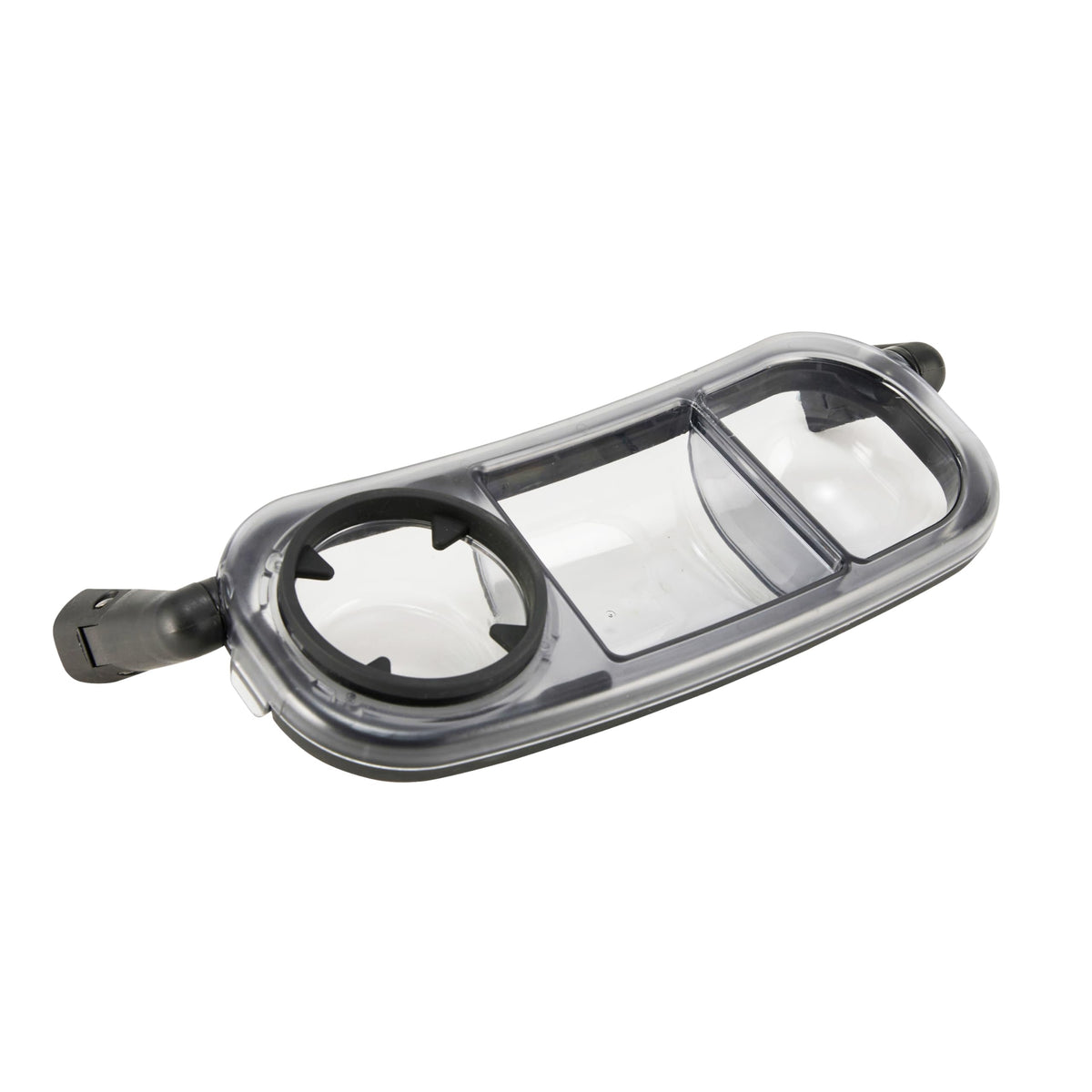 TRENDHUB snack tray with two deep compartments for organized snacks on the go.