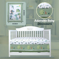 TrendLay crib sheet with elastic edge ensures secure fit on standard 28x52 cribs.