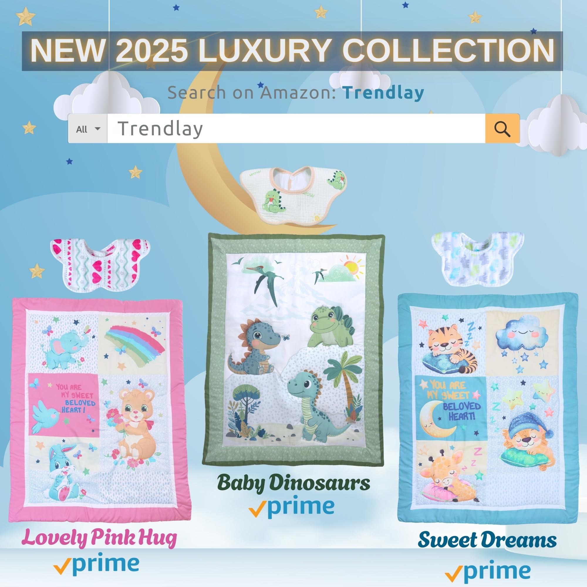 TrendLay gift-ready packaging makes a thoughtful baby shower gift option.