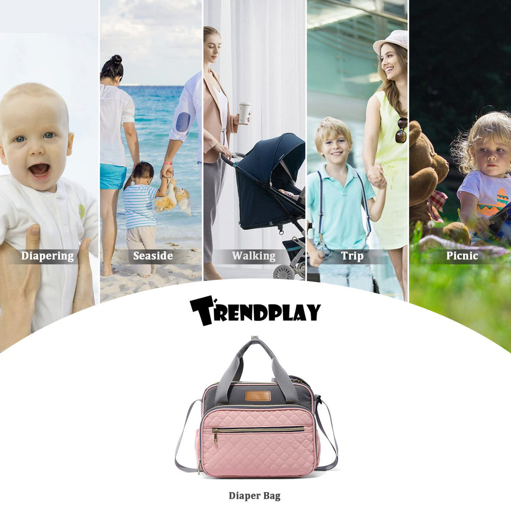 TRENDPLAY insulated bottle pocket holds 8-9oz bottles to stay warm or cool