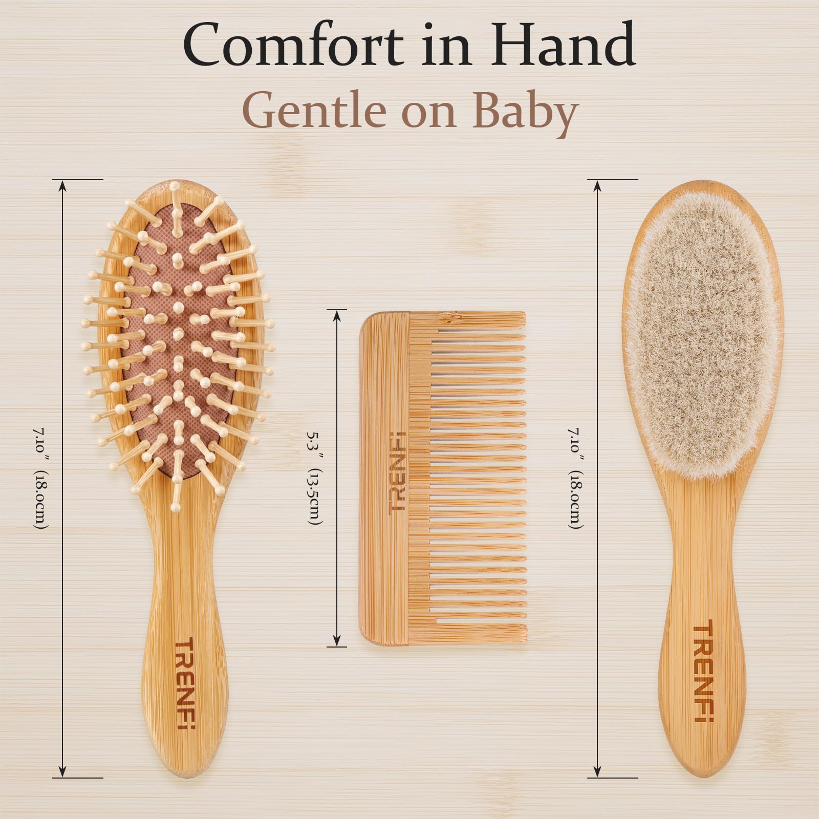 TRENFI three-step growth system grows with your child from day one.