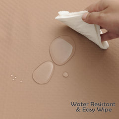 Triluby splat mat with non-slip back prevents shifting on floors