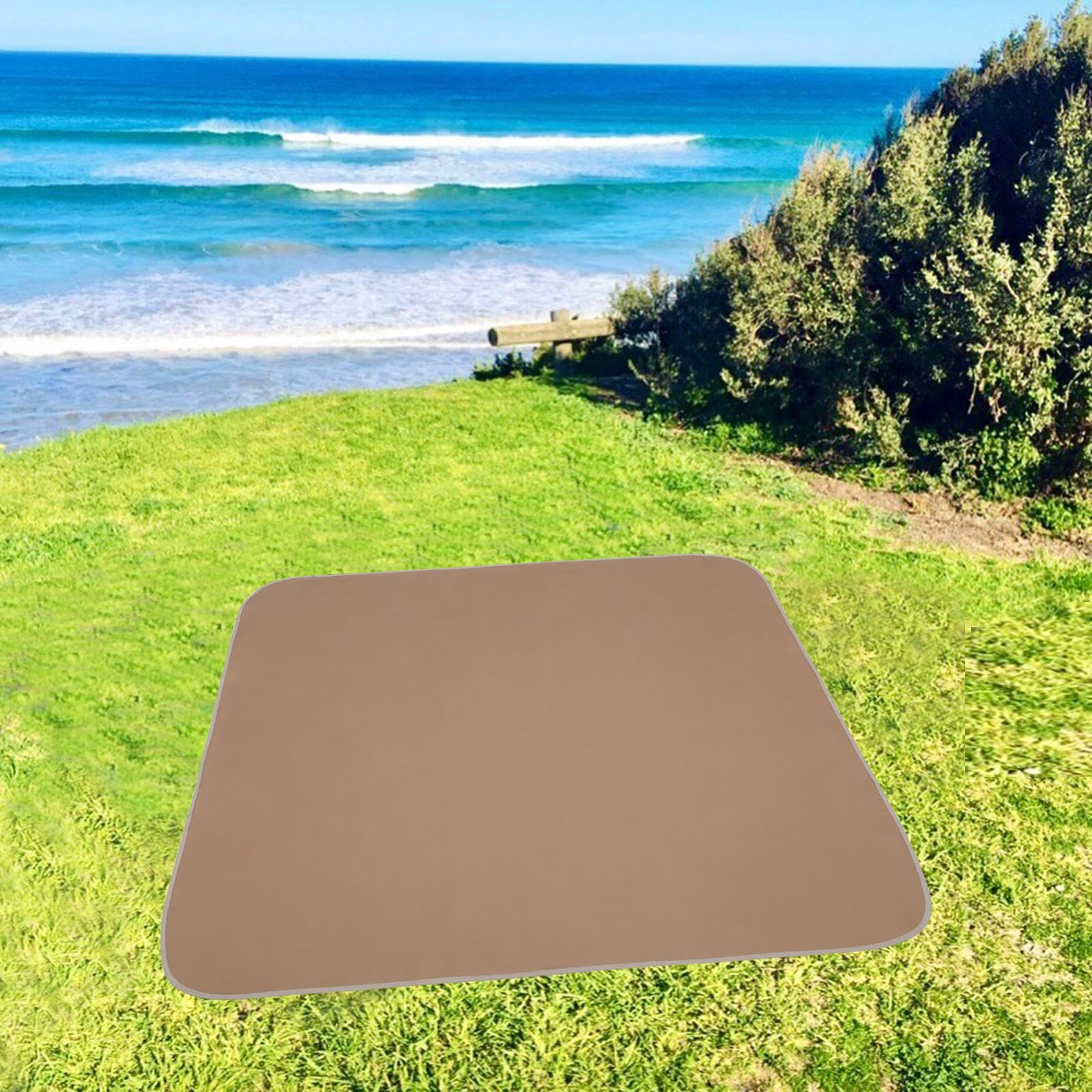 Triluby travel friendly splat mat folds flat for on the go use