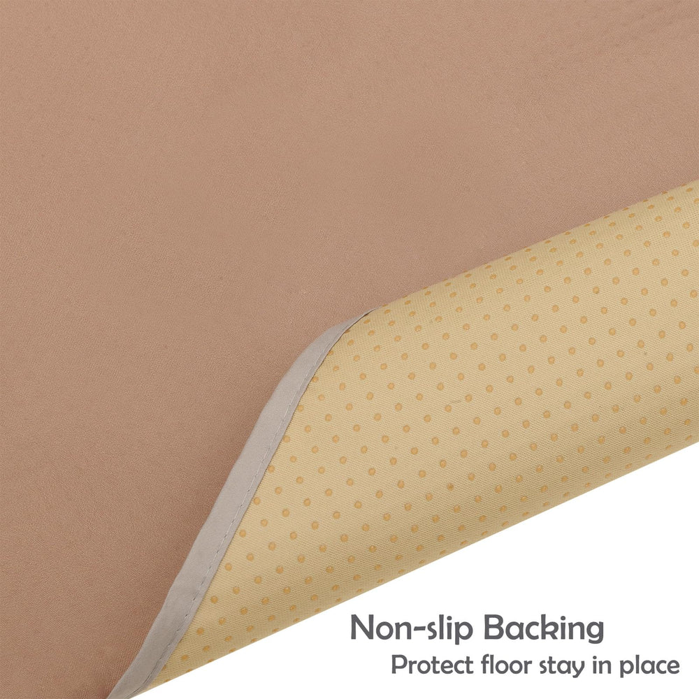 Triluby splat mat waterproof surface protects floors from spills and art stains