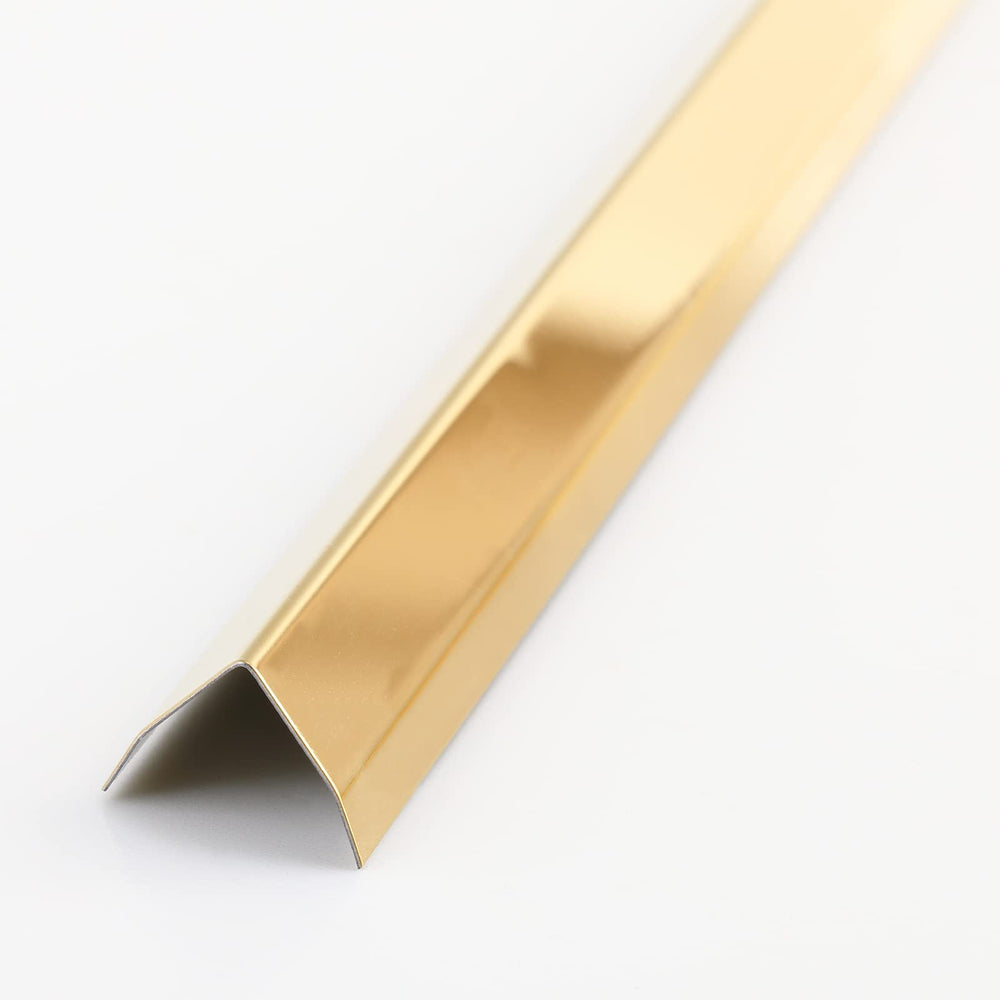 Decorative metal edge by Trimold enhances modern interiors with practical protection.