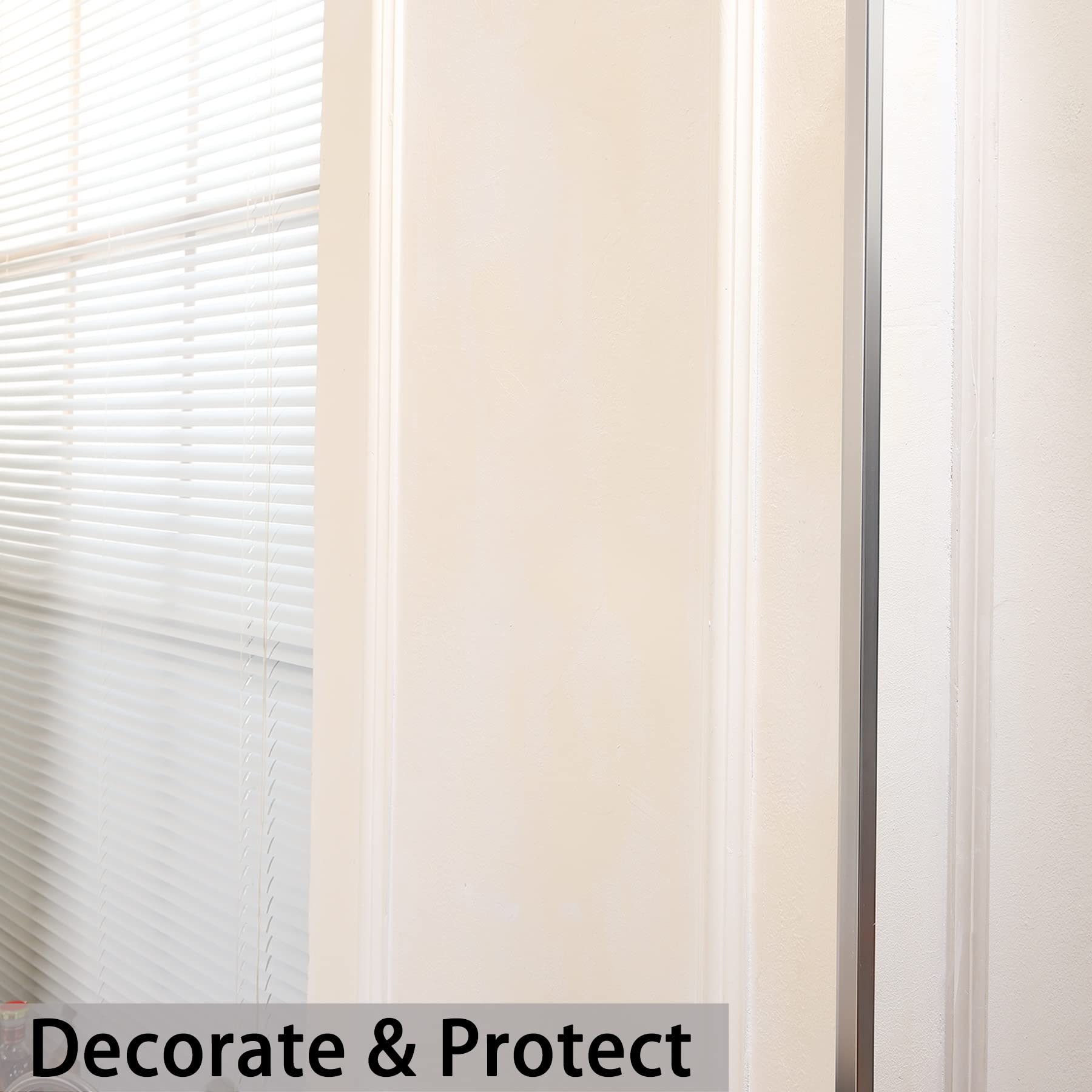 Trimold adhesive-backed installation requires no tools for fast protection.