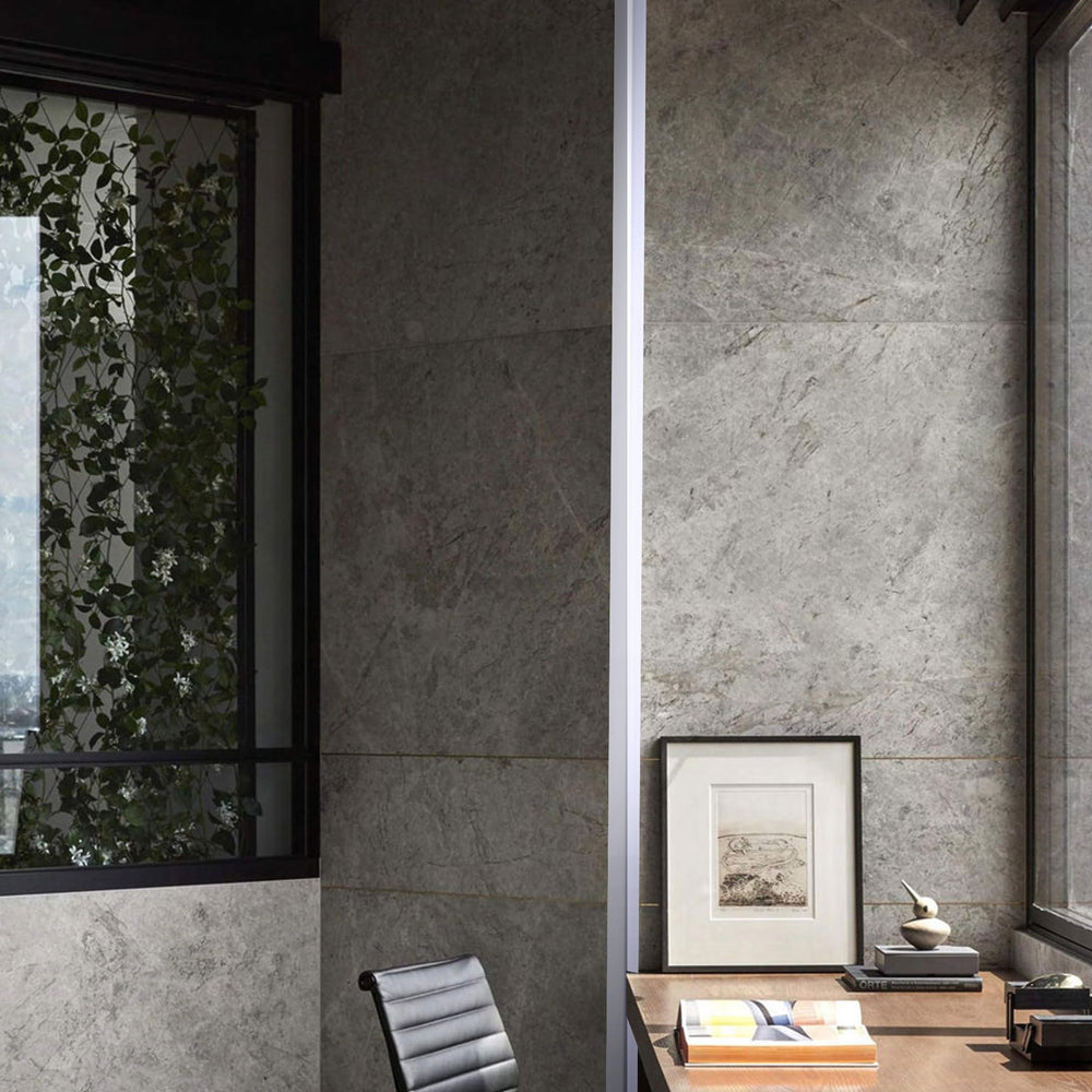 Trimold mirrored-finish L-molding is paintable and easy to clean for indoor or outdoor use.