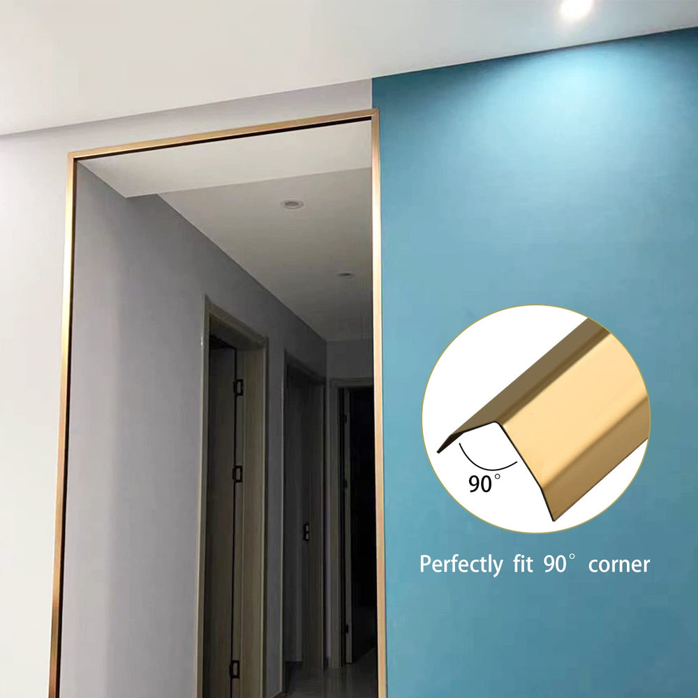 Adhesive-back Trimold wall corner protector installs without nails for quick upgrades.