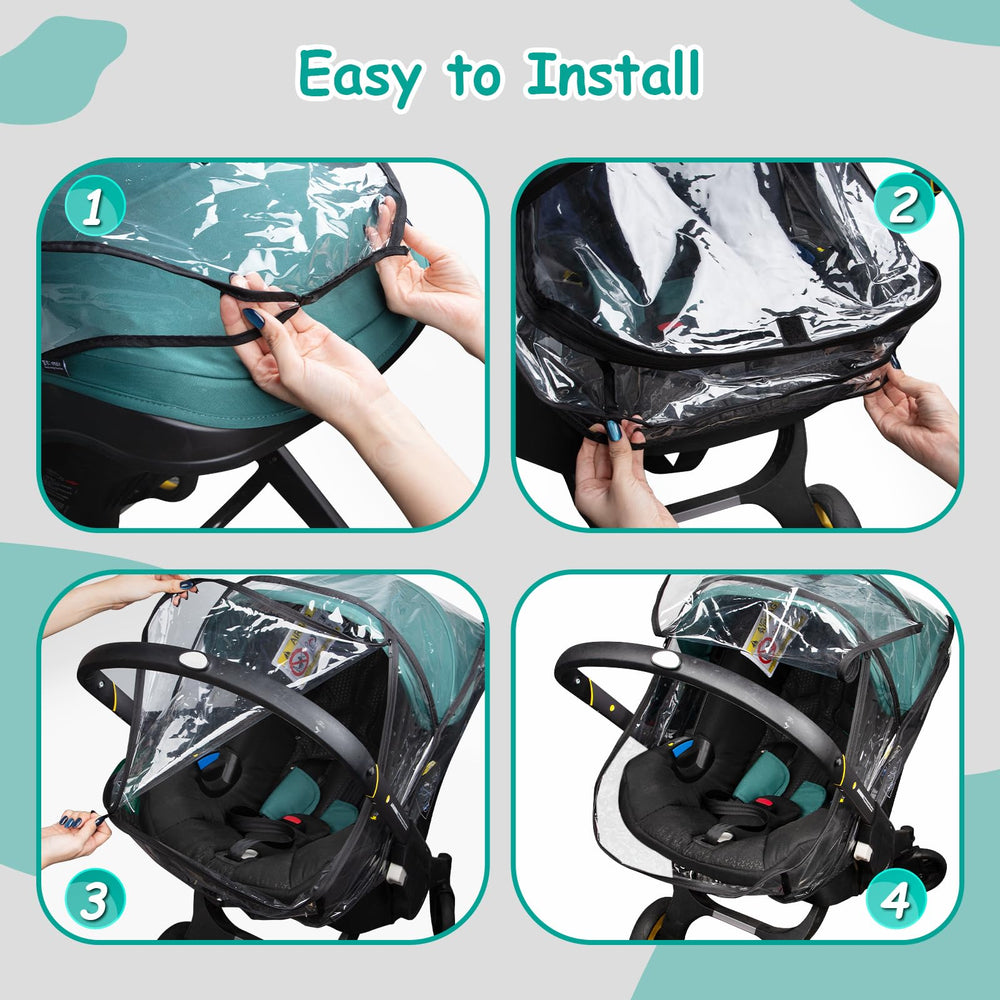 TRIPDAILY side mesh vents promote airflow while keeping baby dry and comfortable.