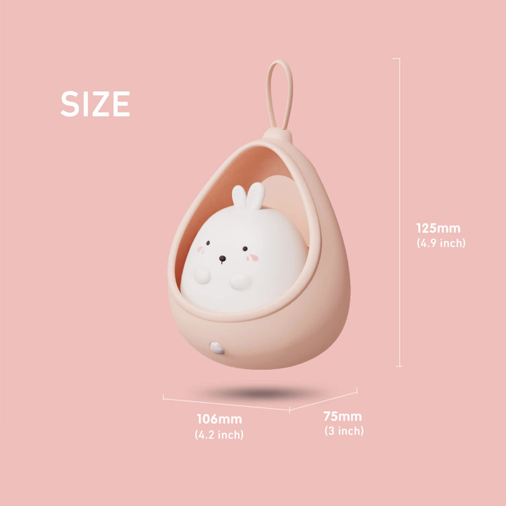 TriPro Cute Kitty Night Light on a bedside table