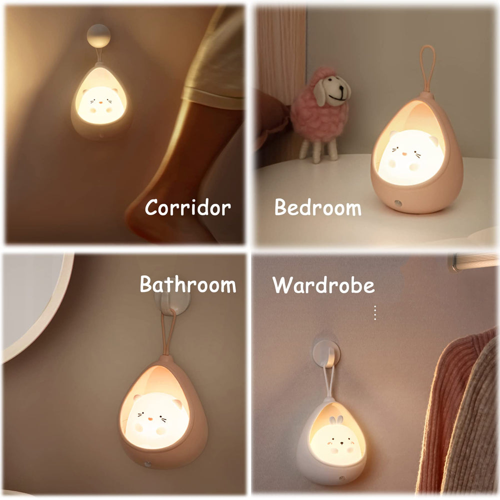 TriPro Cute Kitty Night Light three placement options available