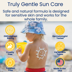 Travel-size TruKid sunscreen tube for on-the-go sun care.