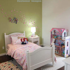 Trubetter waterproof butterfly wall stickers pink are easy to clean and durable