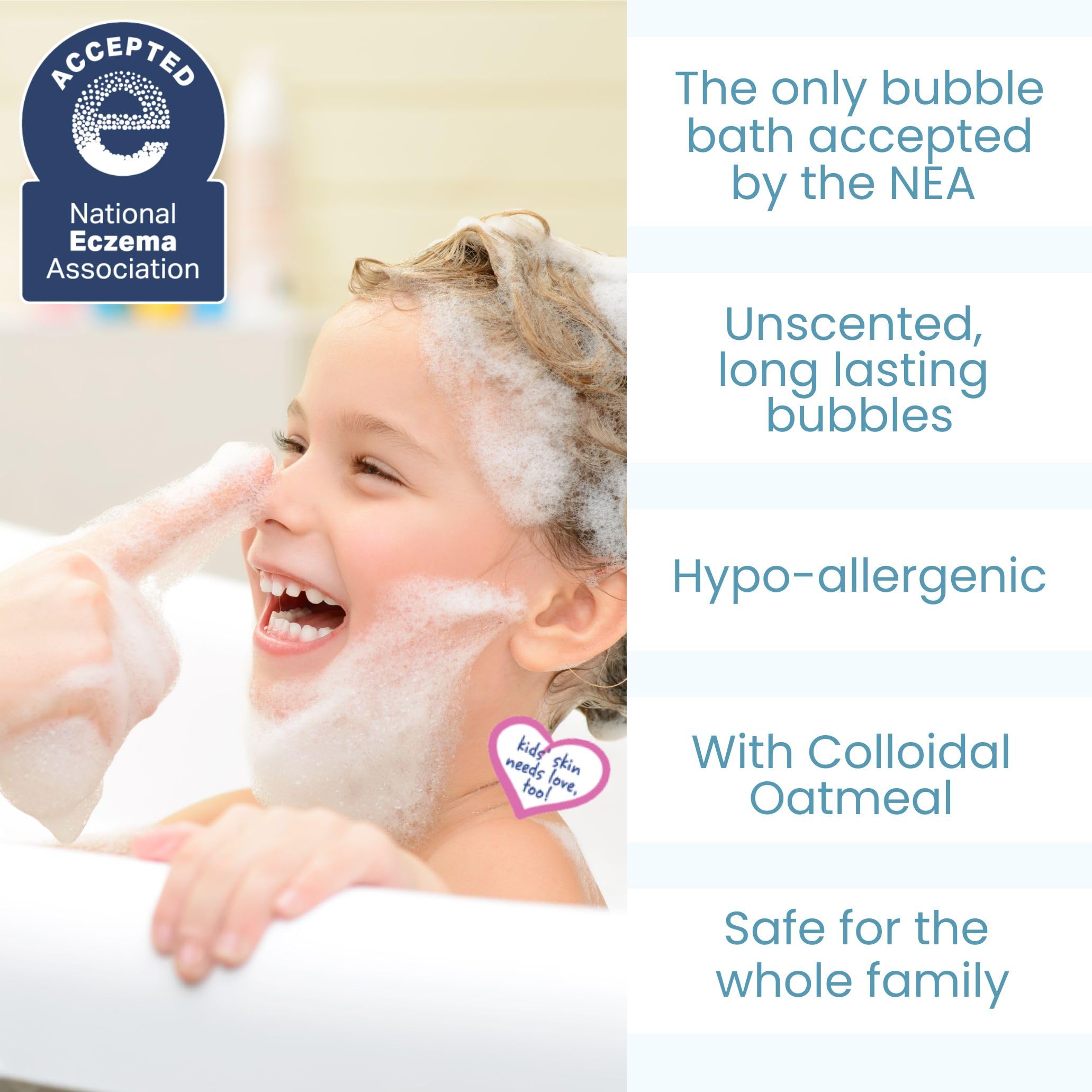 TruKid Bubble Podz NEA-accepted pod for eczema-prone routines.
