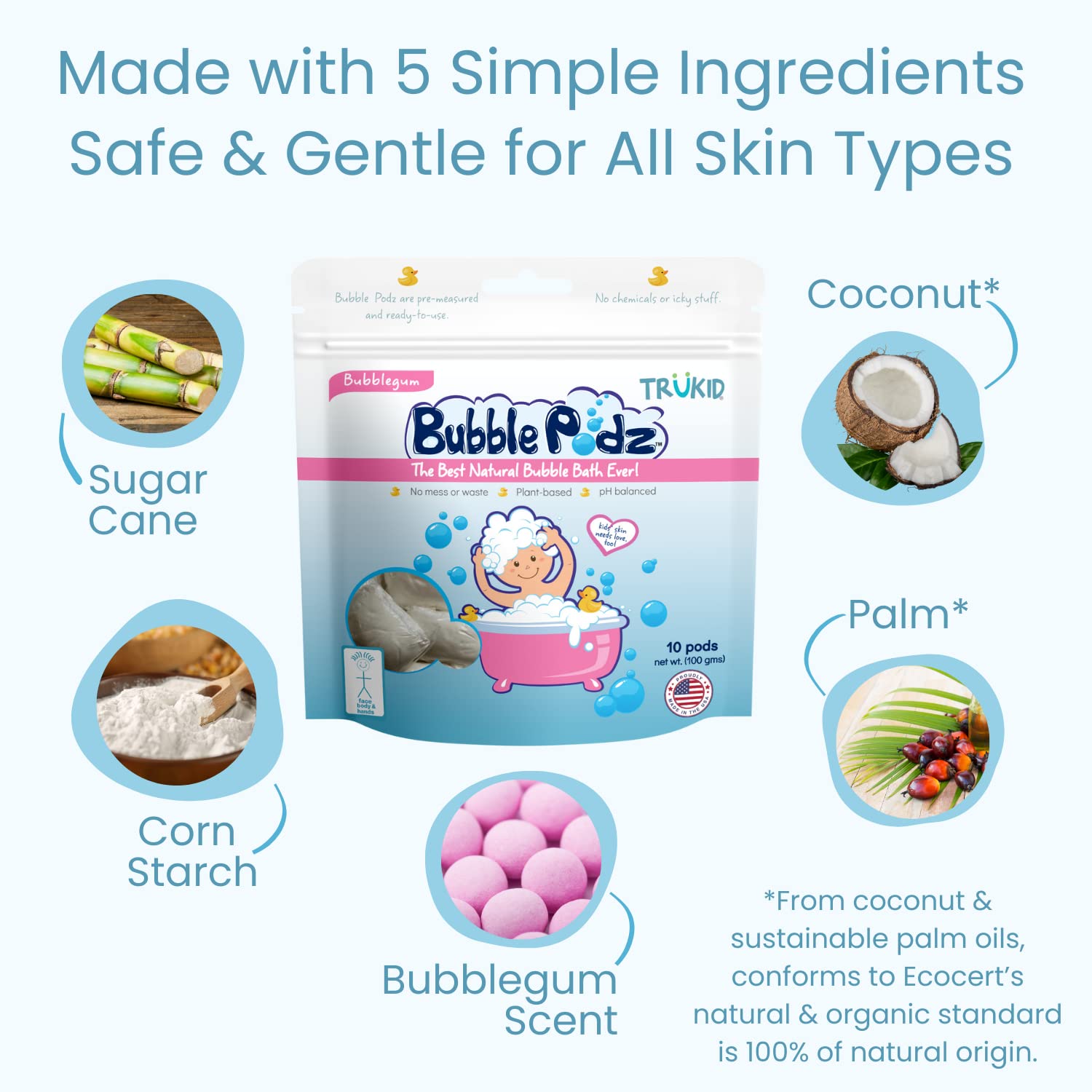 TruKid Bubble Podz variety of scents including Bubble Gum