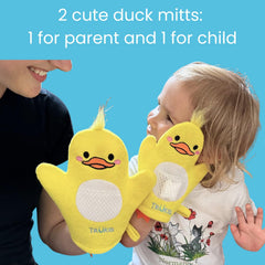 TruKid BubbleGlove with BubblePodz-ready pocket for gentle foaming