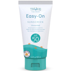 trukid easy-on mineral sunscreen SPF 50 bottle for outdoor play