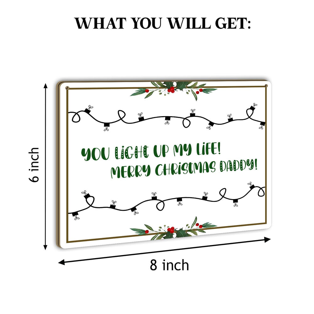 TRUMPETIC DIY holiday art sign with rope ready to decorate in a home setting