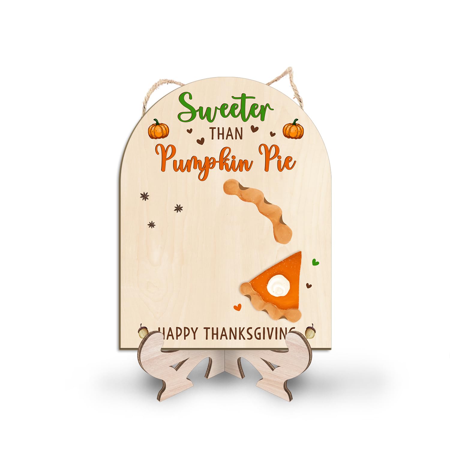 TRUMPETIC fall decor keepsake for photo-worthy Thanksgiving memories.