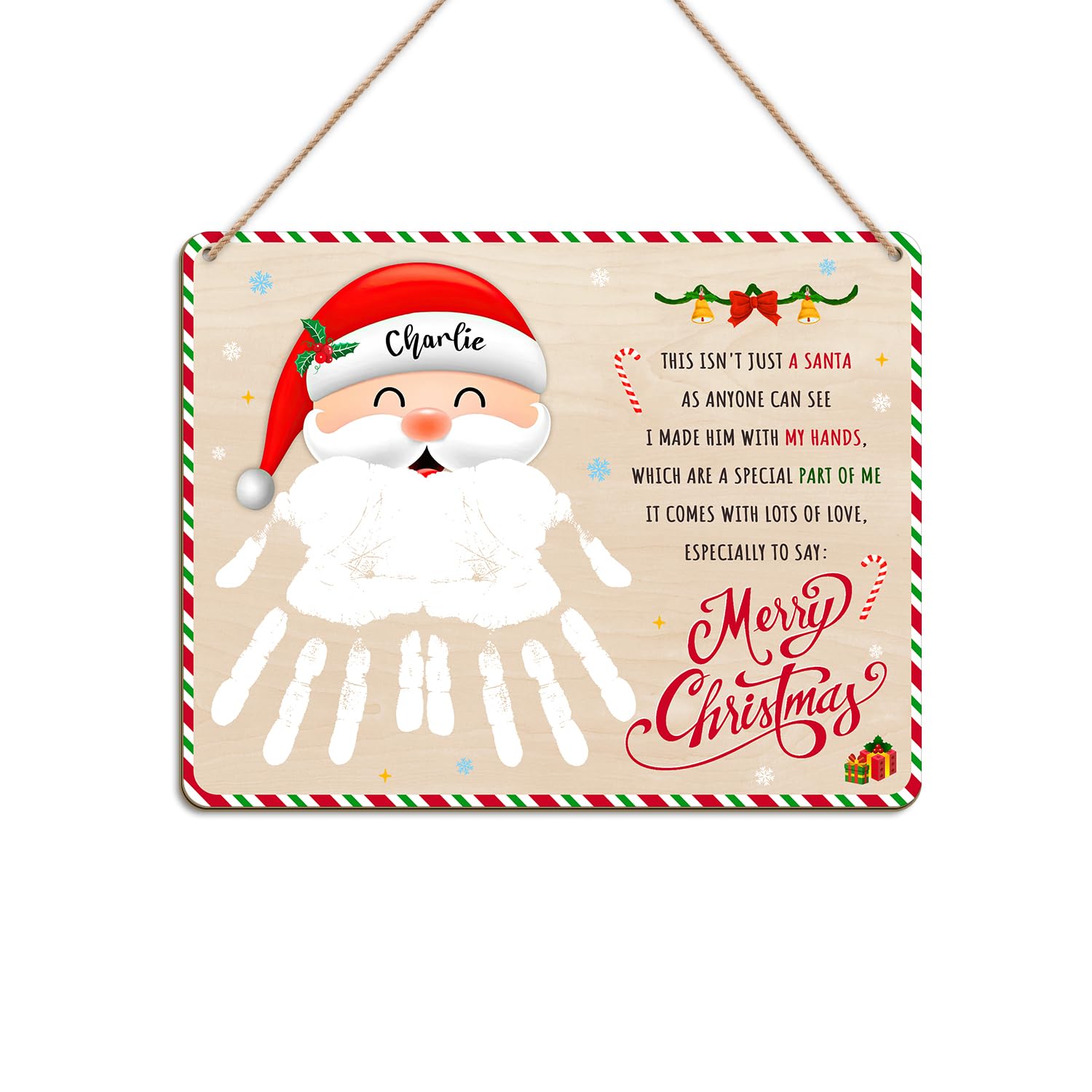 TRUMPETIC nursery wall decor sign adds festive touch to holiday displays.