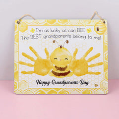 TRUMPETIC personalized grandpar­ents text sign as a keepsake