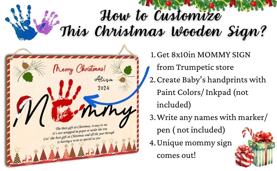 TRUMPETIC Preschool Craft Handprint Sign inspires classroom creativity and family memories.