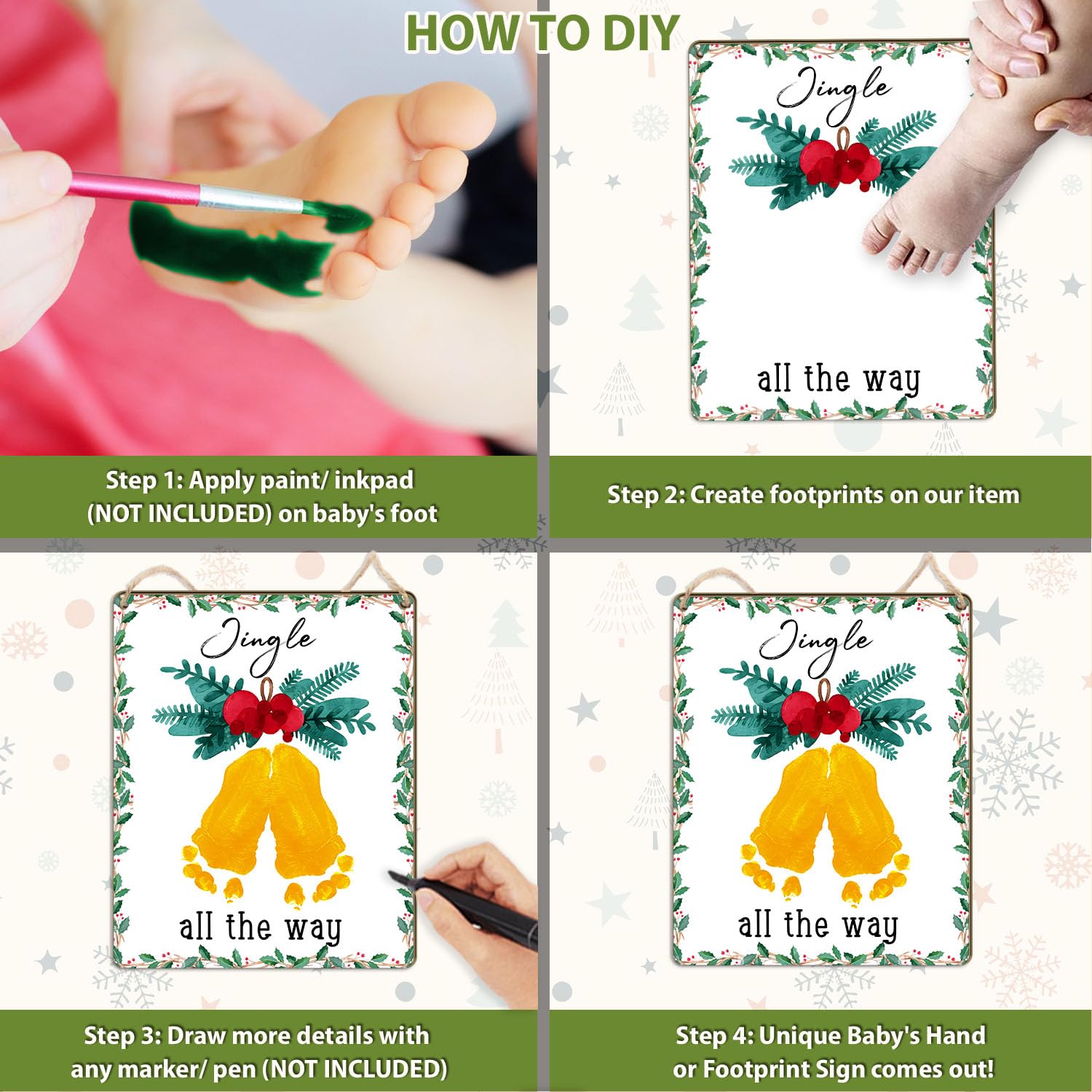 TRUMPETETIC preschool santa handprint craft used in classrooms.
