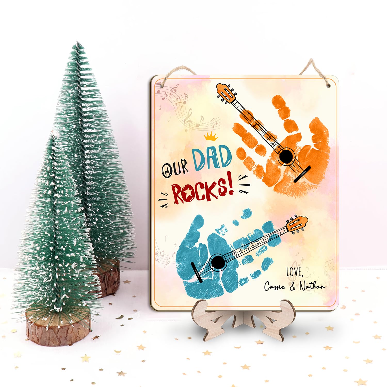 TRUMPETIC Durable, kid-friendly craft plaque for home or classroom.