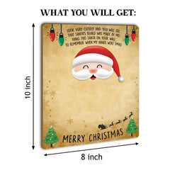 TRUMPETIC wooden sign for hanging on tree or wall during Christmas.