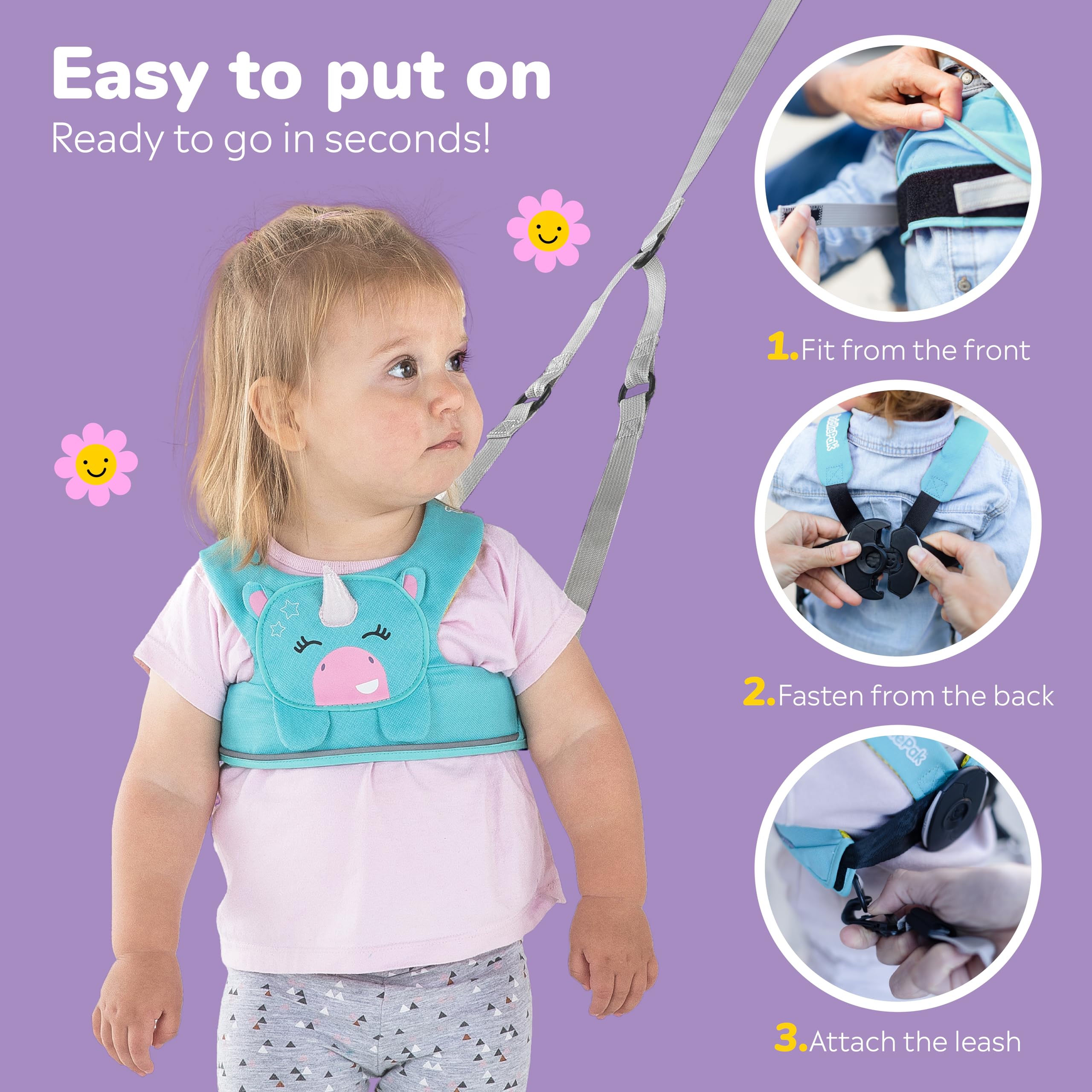 Trunki Toddler Leash training-to-leading mode supports early steps and adventures.
