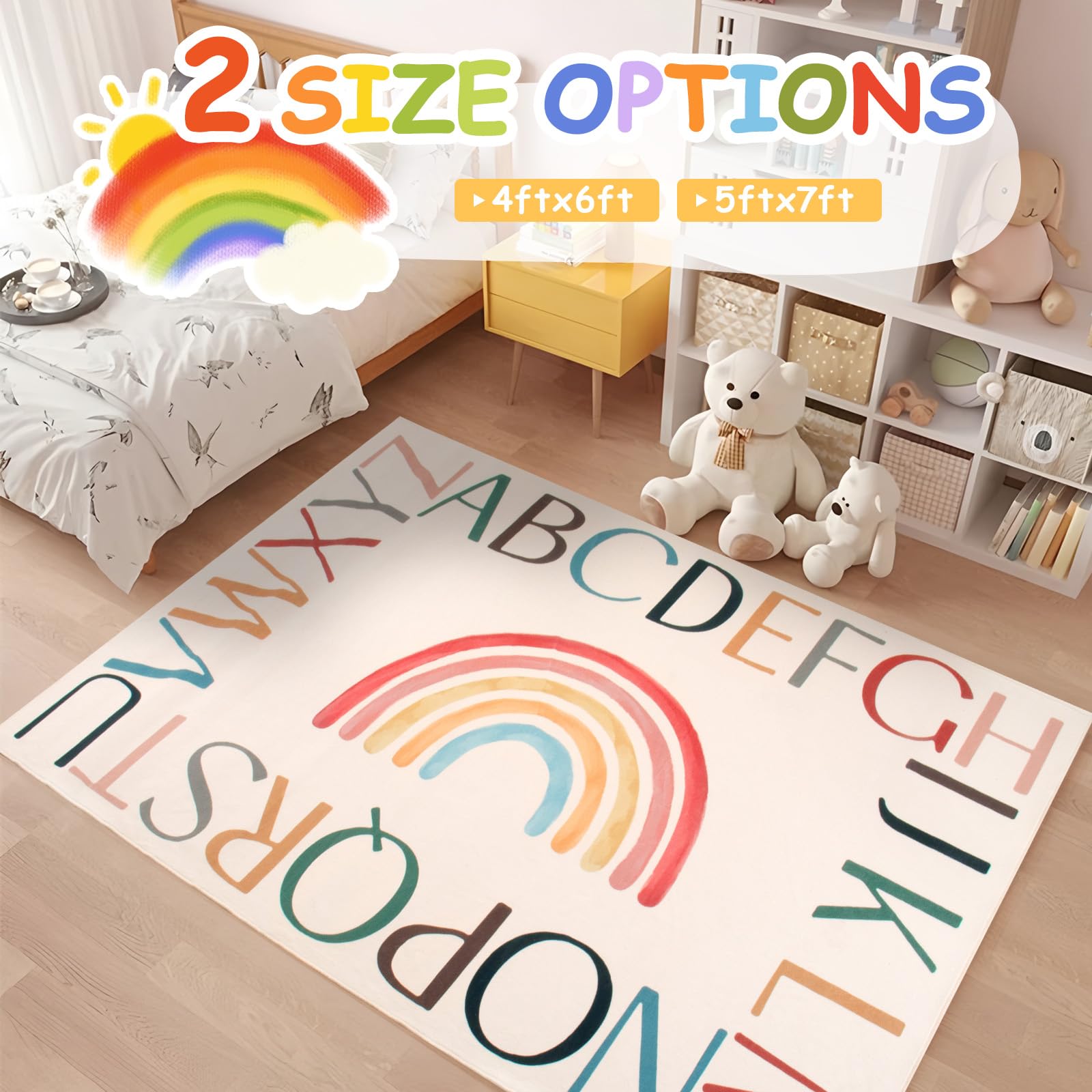 Truqual playroom decor adds color and warmth to any learning space.