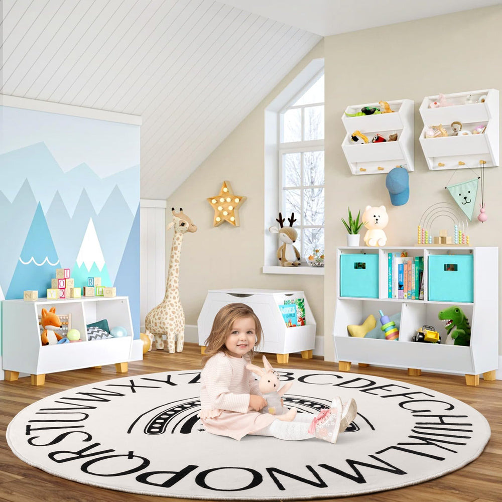 Truqual extra large rug fits playrooms, classrooms, and cozy bedrooms alike.