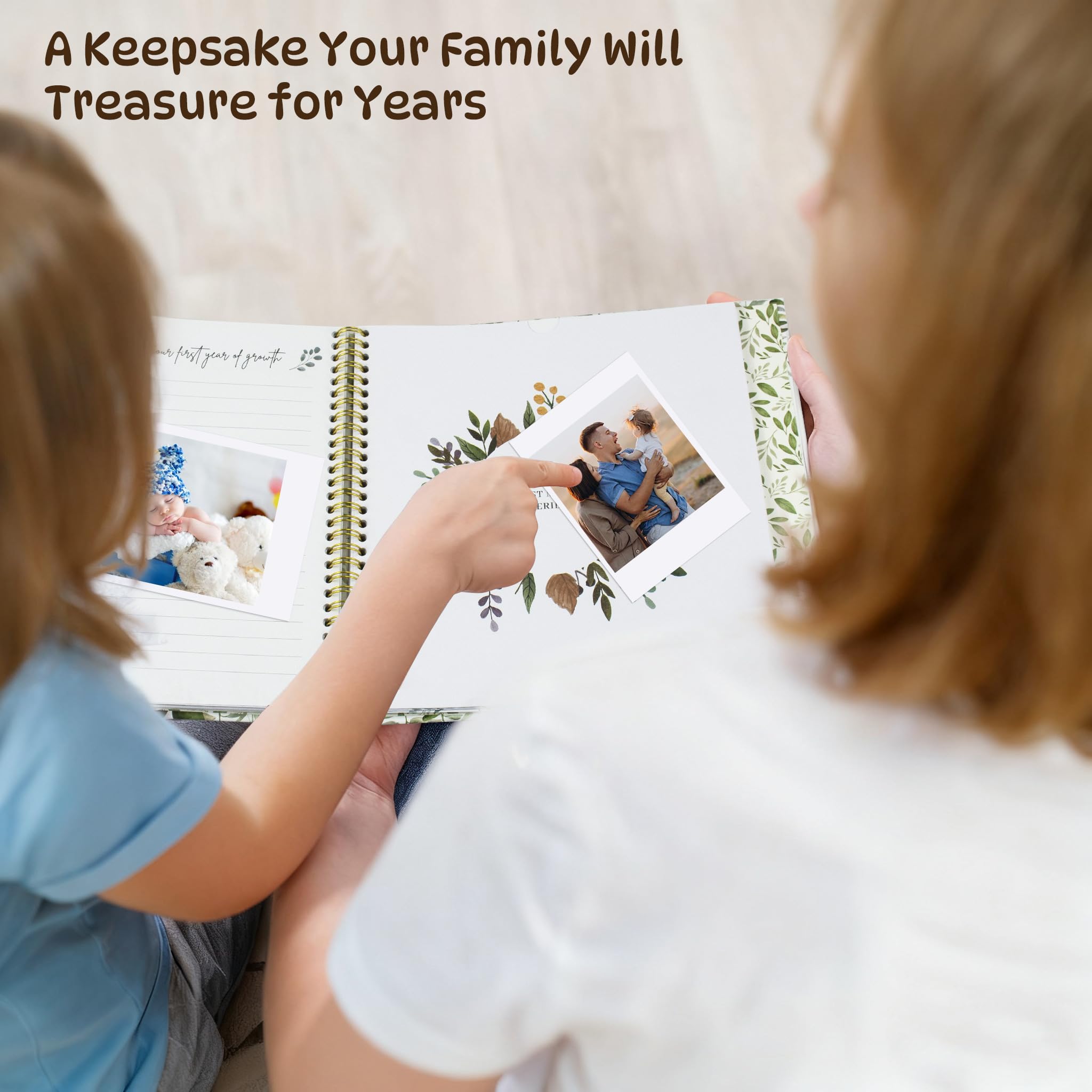 Trustnice keepsake book makes a gift for baby showers and new parents.