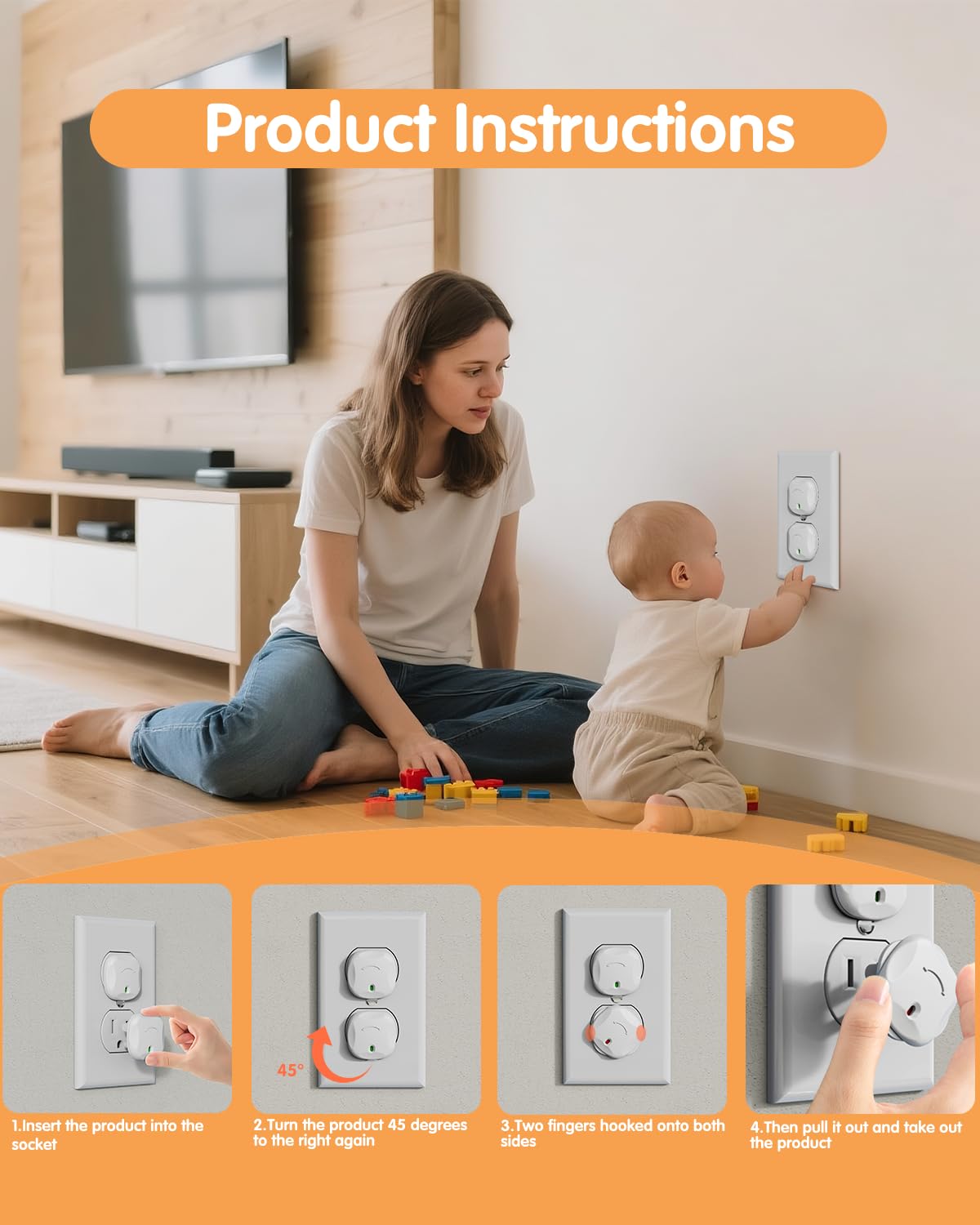 TrusTot 3-prong US compatibility fits most outlets.