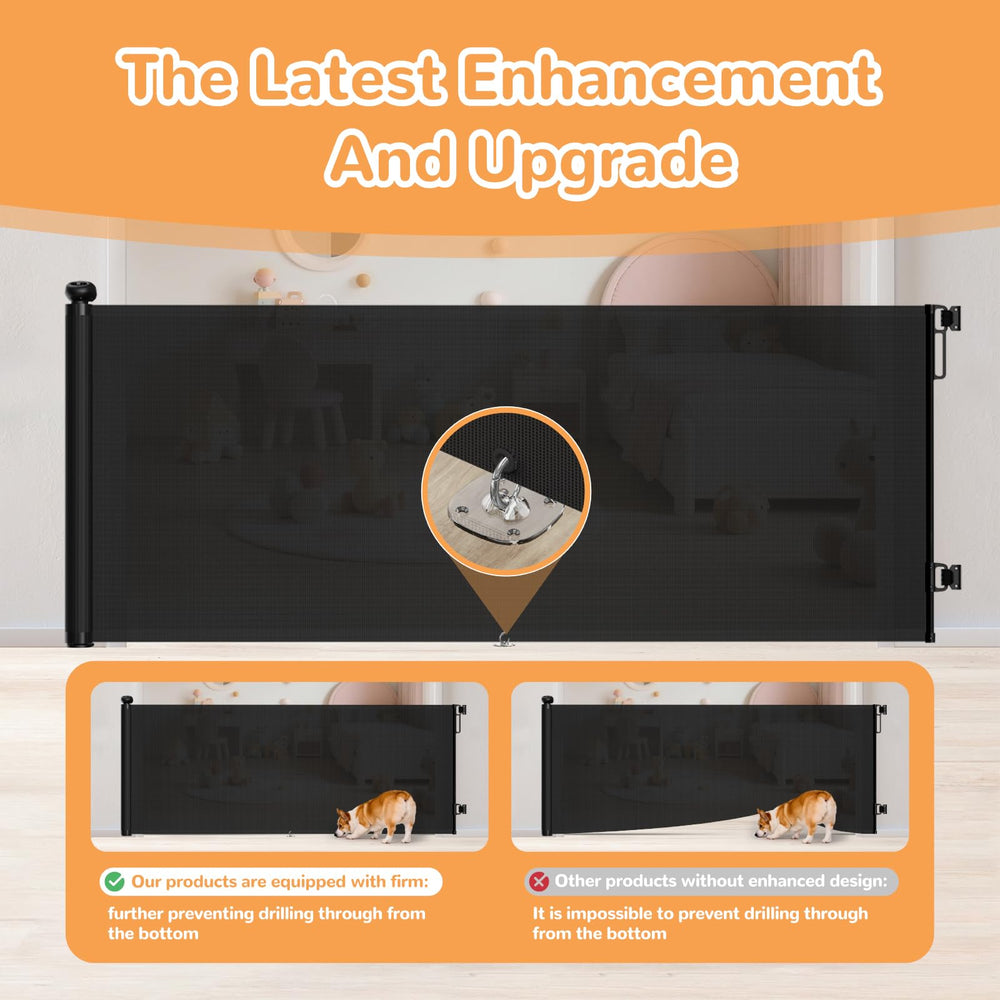 TrusTot adjustable width 0-55 inches fits most openings.