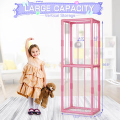 Trycooling elastic rope stuffed animal holder keeps plush toys secure