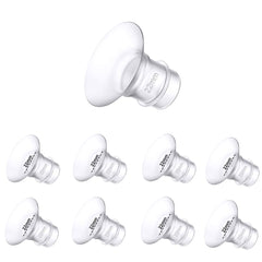 Trymall 22mm flange insert with Medela shield for a comfortable fit.