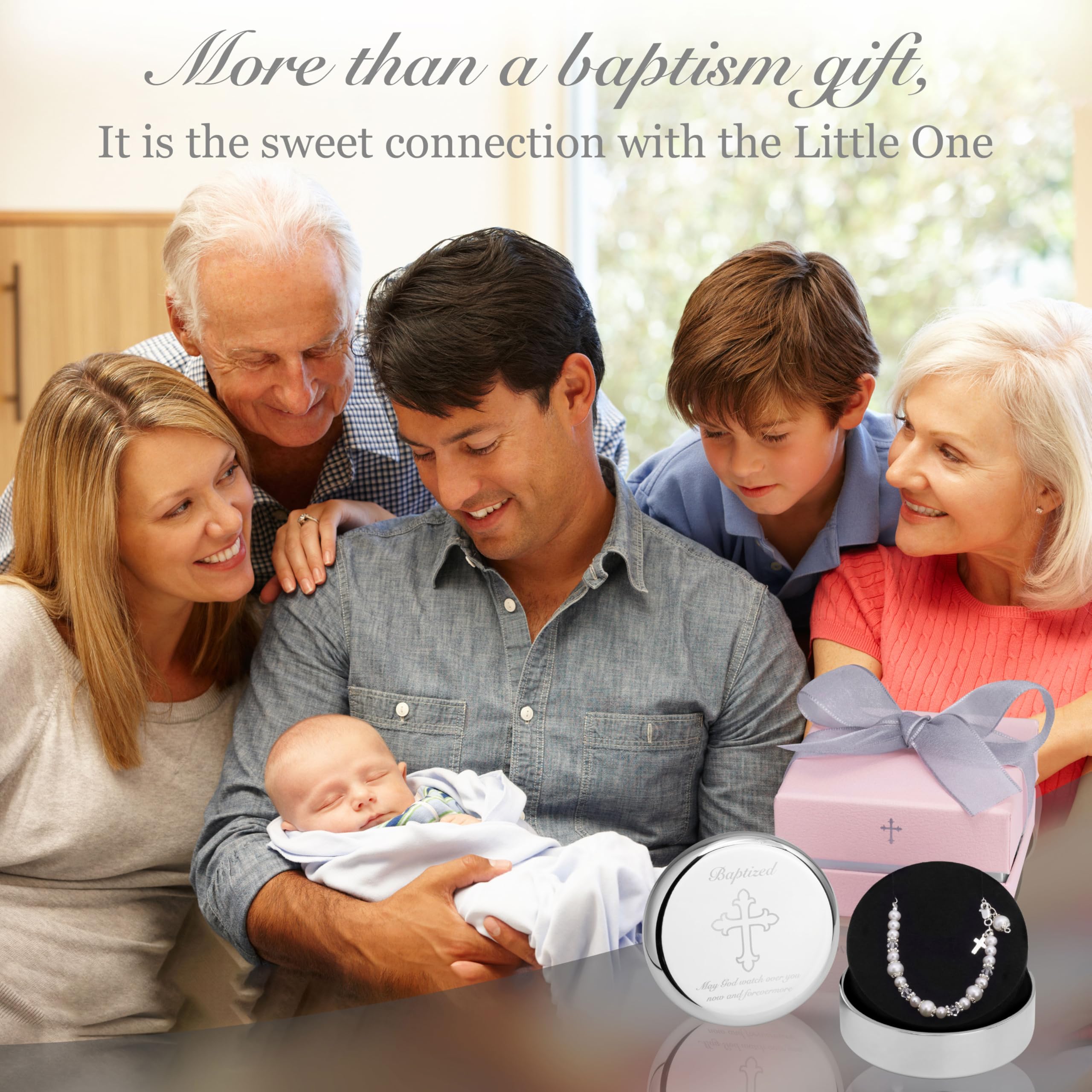 Tryuunion bracelet extender fits up to 7.9 inches for growing babies