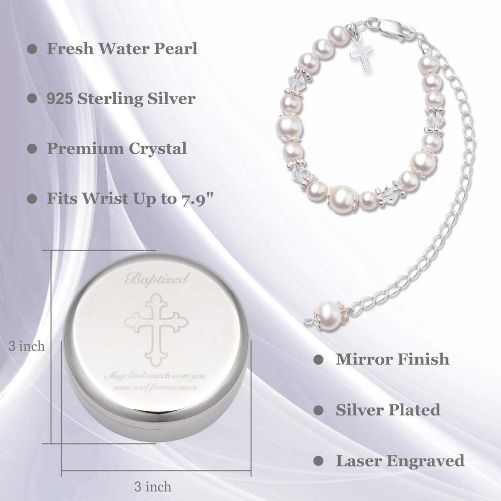 Tryuunion keepsake box with cross engraving for lasting memories