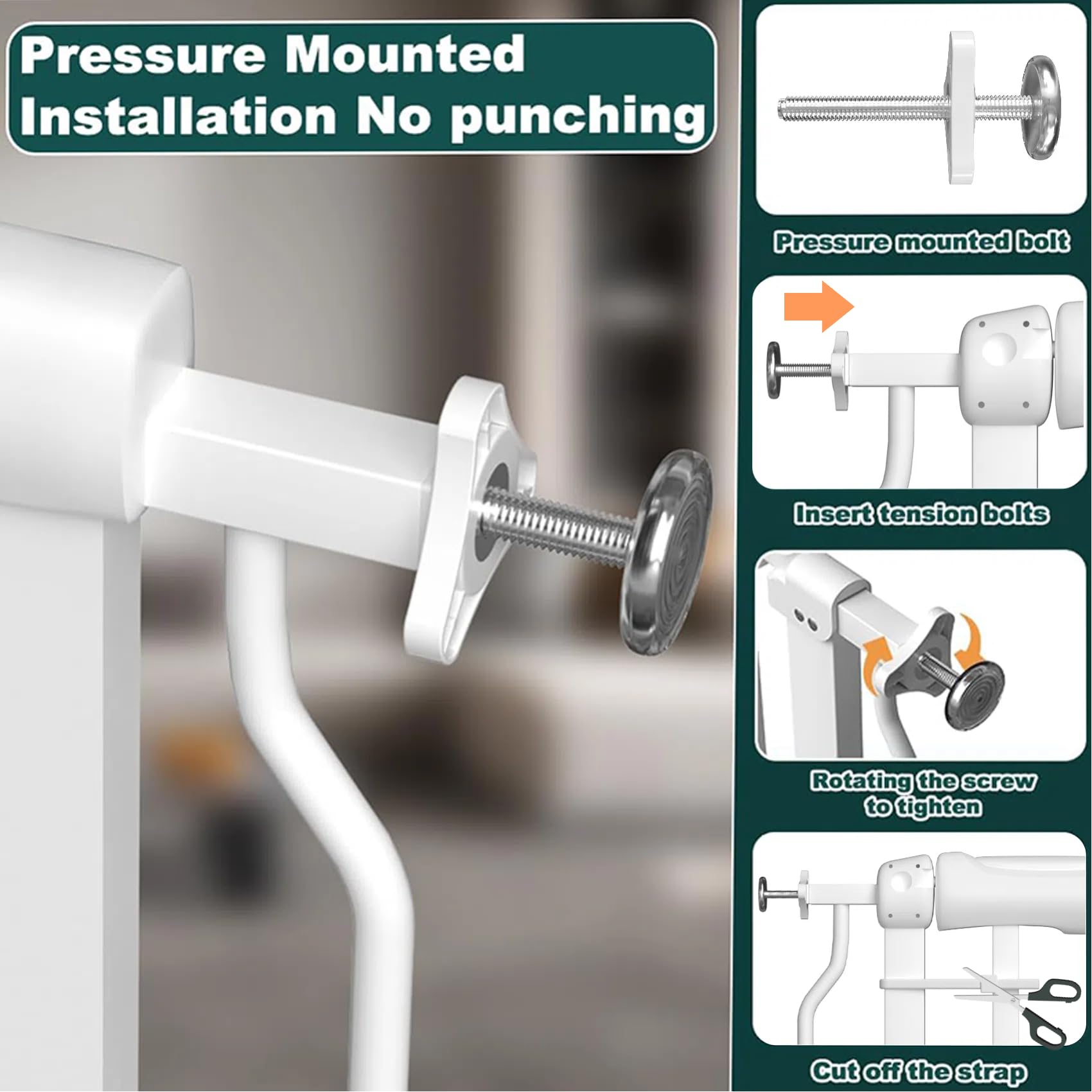 TSAYAWA auto-close feature keeps the door secure without extra effort.