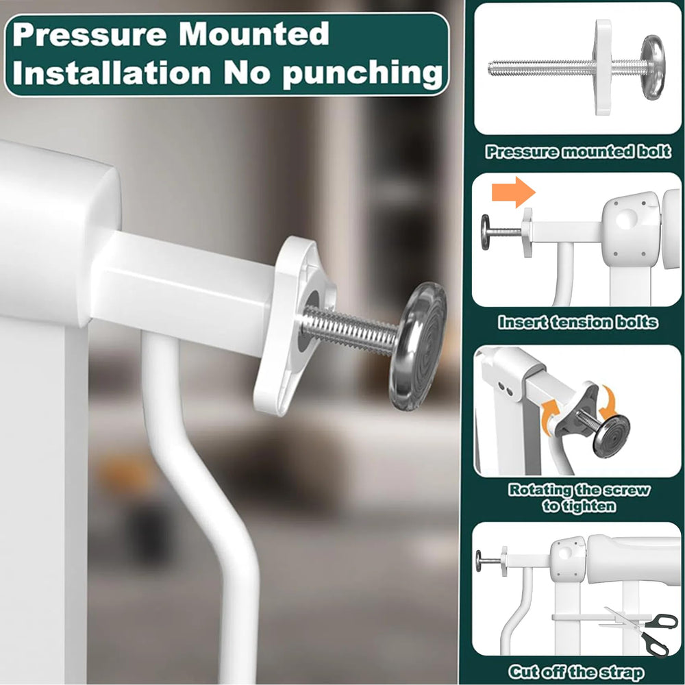 TSAYAWA auto-close feature keeps the door secure without extra effort.