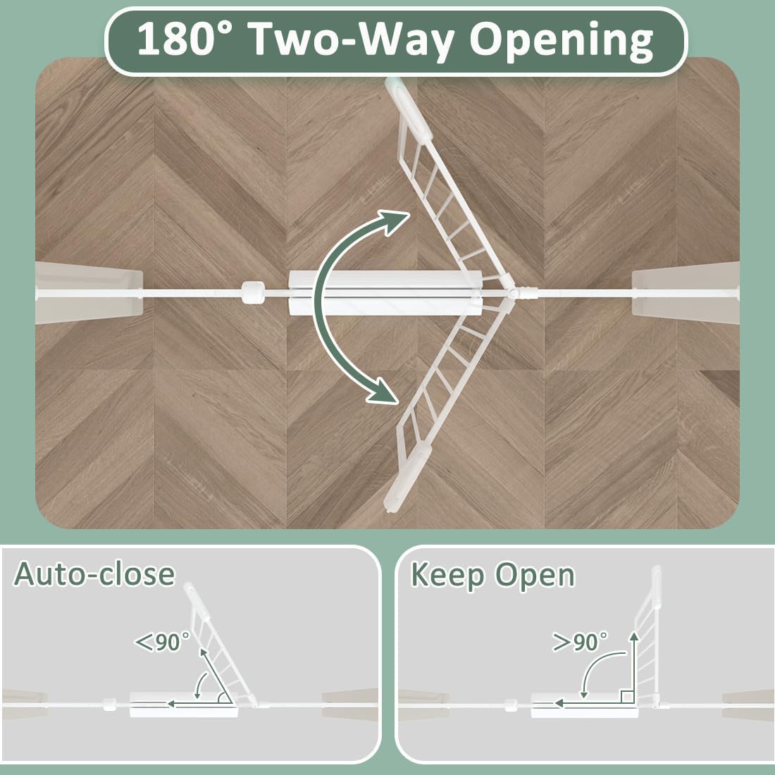 TSAYAWA auto-lock when closing within 90 degrees for safety.