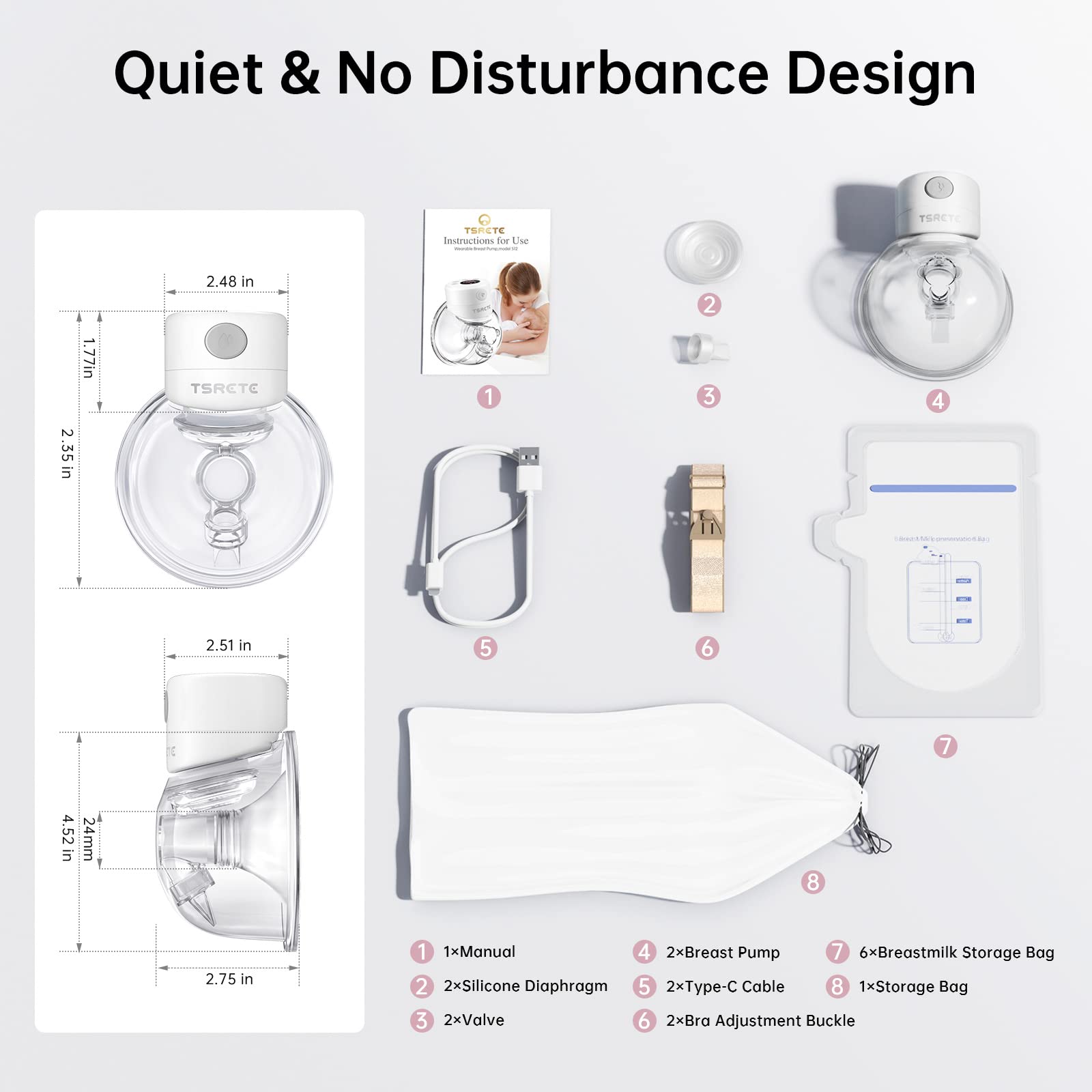 TSRETE noise-free operation under 40dB for peaceful pumping