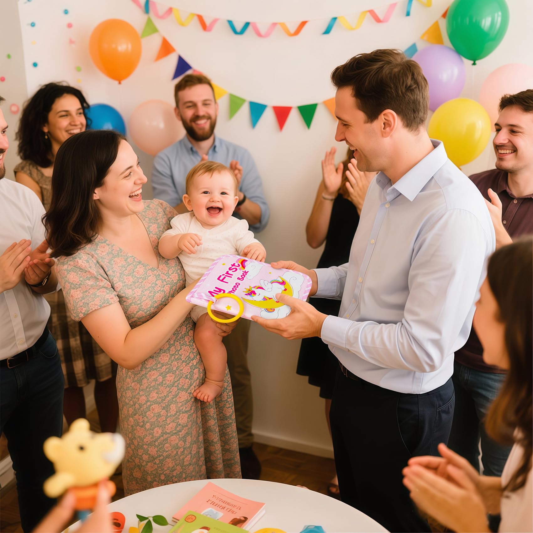 TSYAN baby shower gift idea: soft photo book for newborn memories